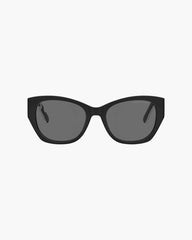 Marc Jacobs The Bold Logo Square Cat Eye Sunglasses Black/White ACCESSORIES
