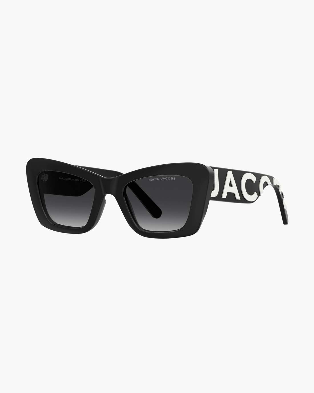 Marc Jacobs The Bold Logo Cat Eye Sunglasses Black/White ACCESSORIES