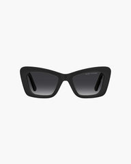 Marc Jacobs The Bold Logo Cat Eye Sunglasses Black/White ACCESSORIES