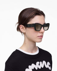 Marc Jacobs The Bold Logo Cat Eye Sunglasses Havana ACCESSORIES