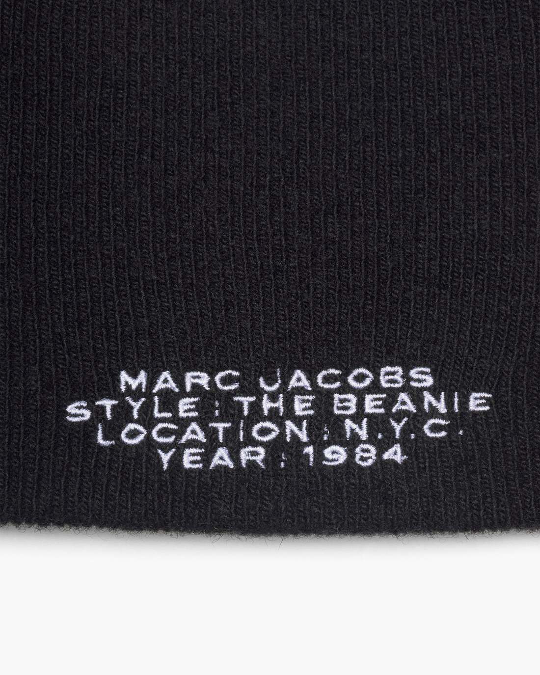 Marc Jacobs The Beanie Black ACCESSORIES