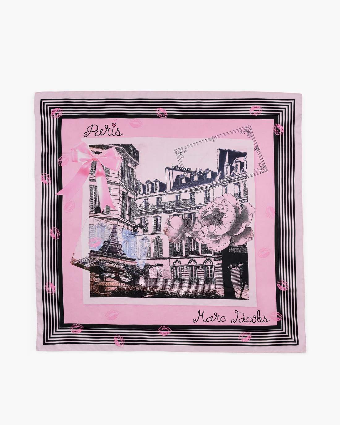 Marc Jacobs The City Silk Scarf Paris Paris ACCESSORIES