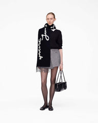 Marc Jacobs Marc Is Joy Scarf Black ACCESSORIES