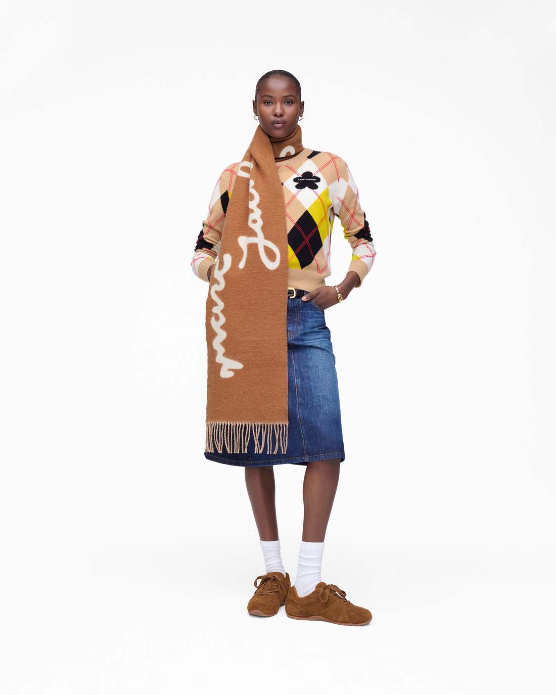 Marc Jacobs Marc Is Joy Scarf Copper ACCESSORIES