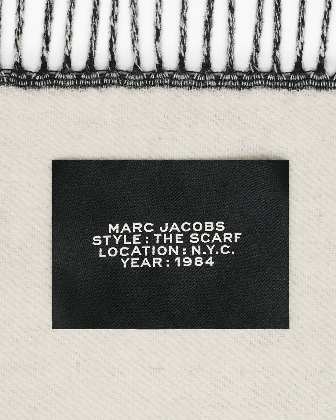 Marc Jacobs The Scarf Black ACCESSORIES