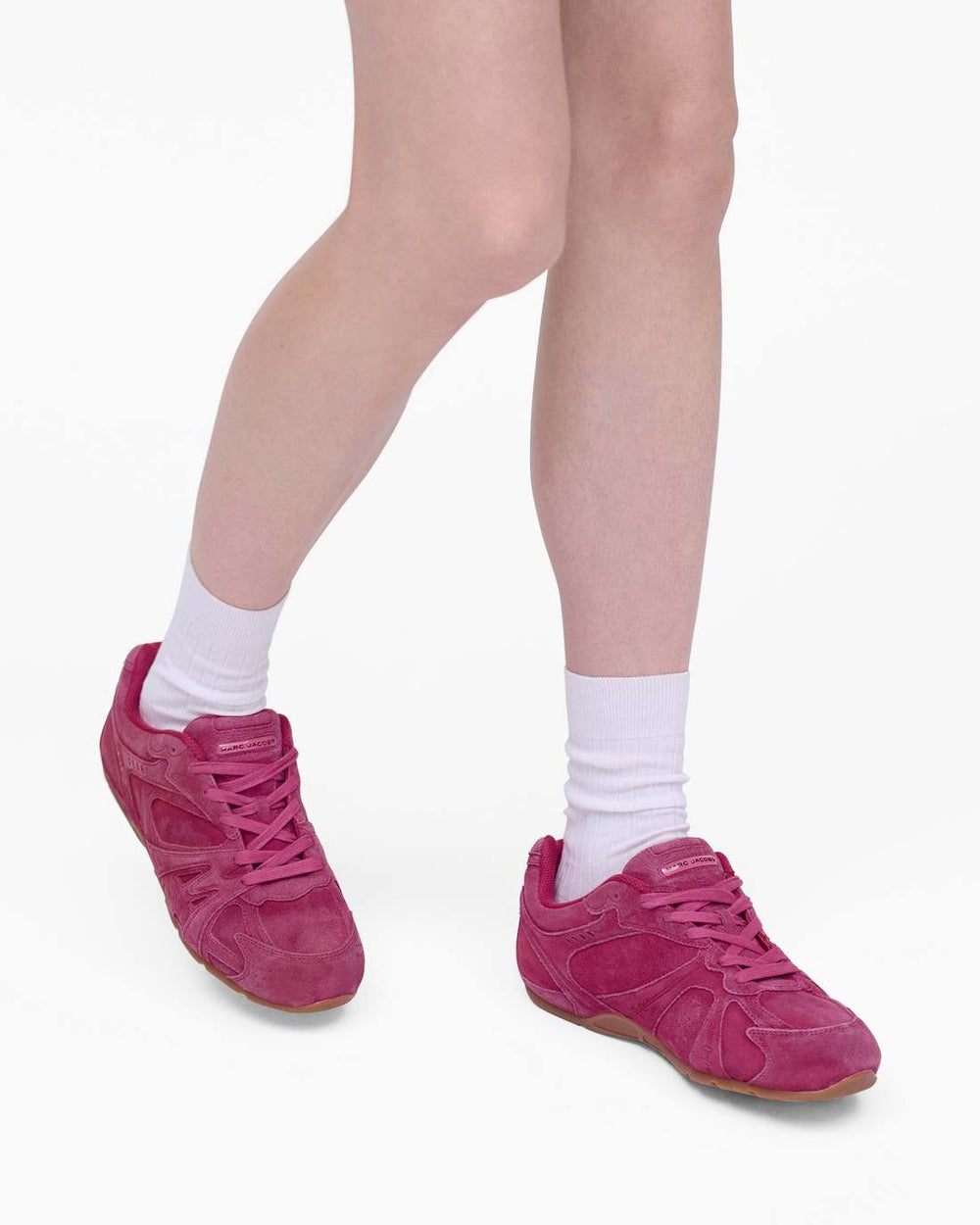 Marc Jacobs The Suede 72 Spring Sneaker Raspberry Pink SHOES|NEW ARRIVALS