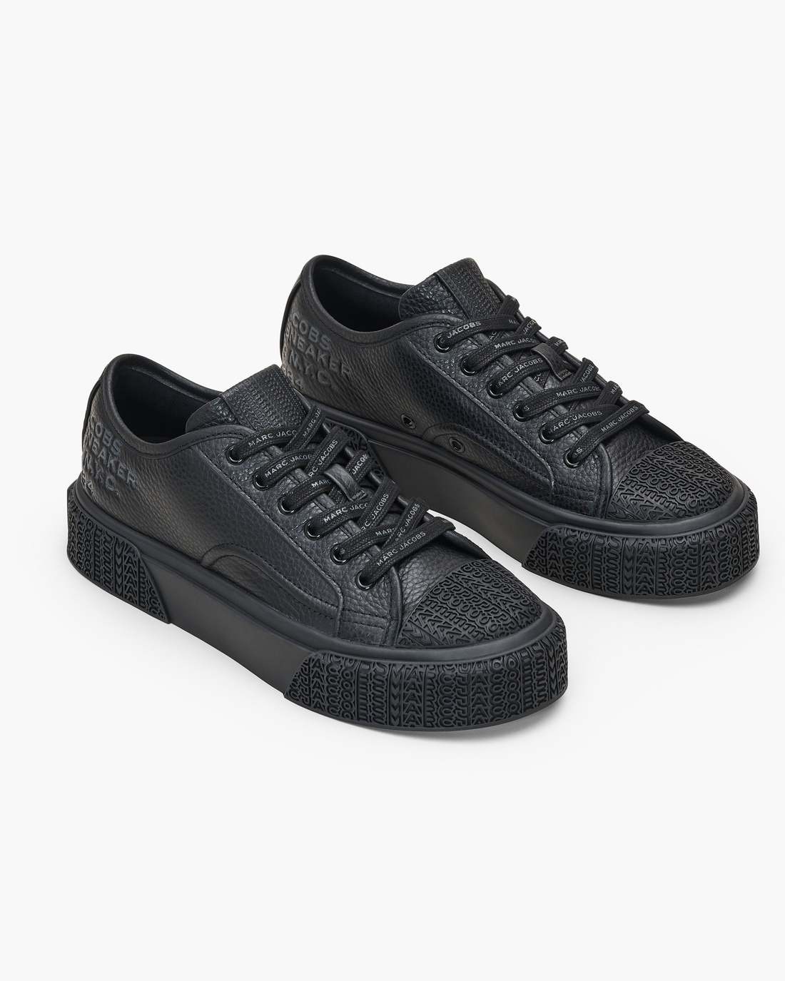 Marc Jacobs The Leather Sneaker Black SHOES