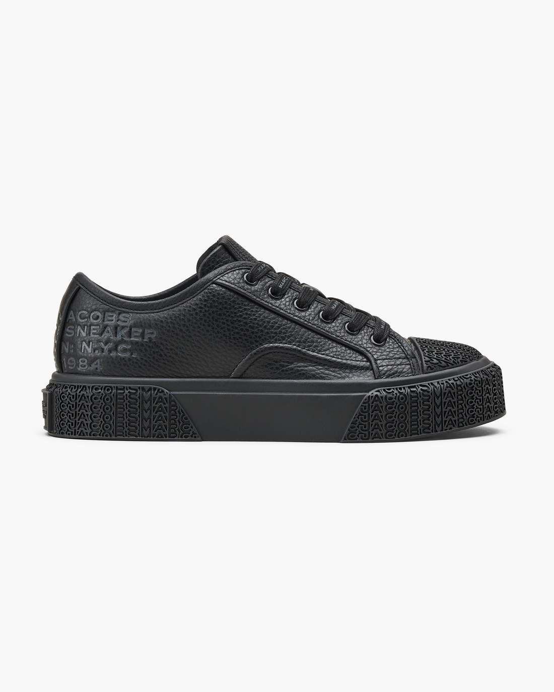 Marc Jacobs The Leather Sneaker Black SHOES