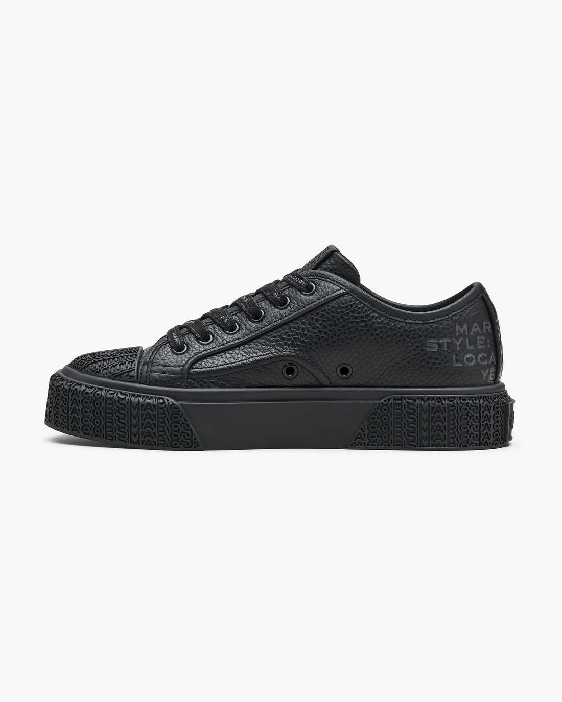 Marc Jacobs The Leather Sneaker Black SHOES