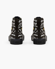 Marc Jacobs The Marc Is Joy Canvas Sneaker Black Multi SHOES