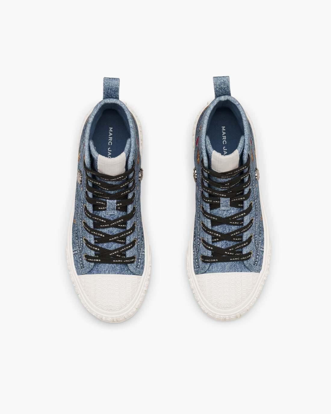 Marc Jacobs The Trinket Charm High Top Sneaker Medium Wash Multi SHOES|NEW ARRIVALS