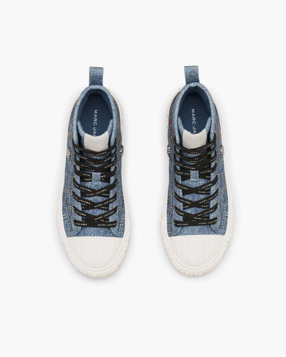 Marc Jacobs The Trinket Charm High Top Sneaker Medium Wash Multi SHOES|NEW ARRIVALS