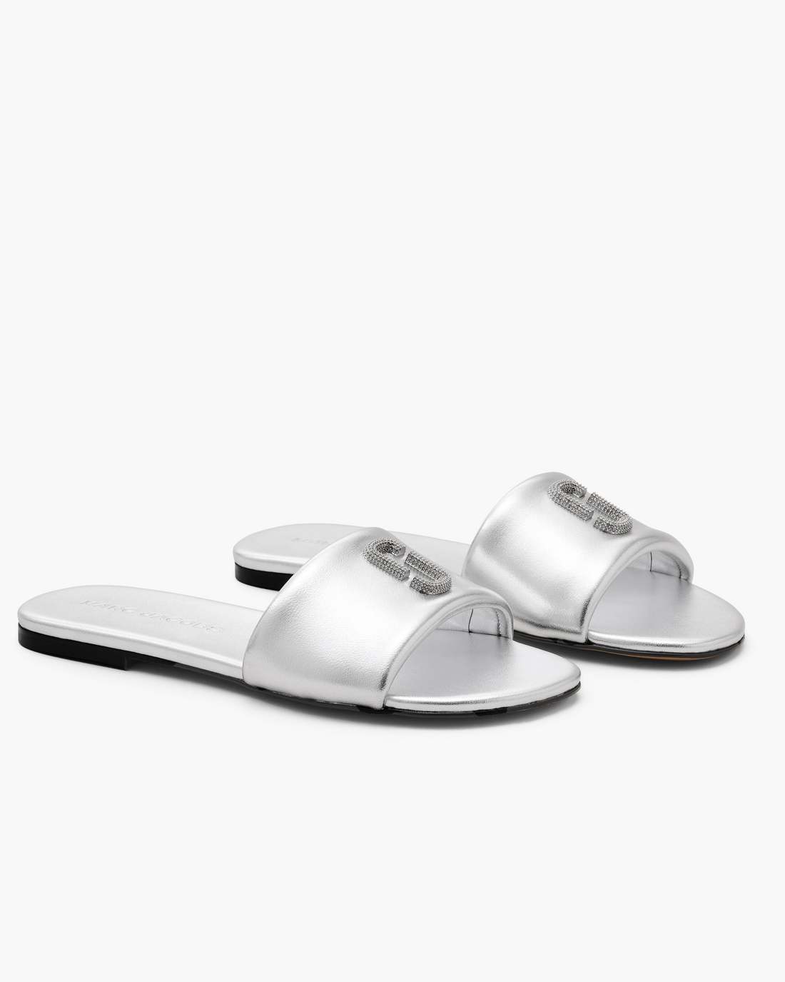Marc Jacobs The Pave Snapshot Slide Silver SHOES|NEW ARRIVALS