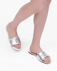 Marc Jacobs The Pave Snapshot Slide Silver SHOES|NEW ARRIVALS