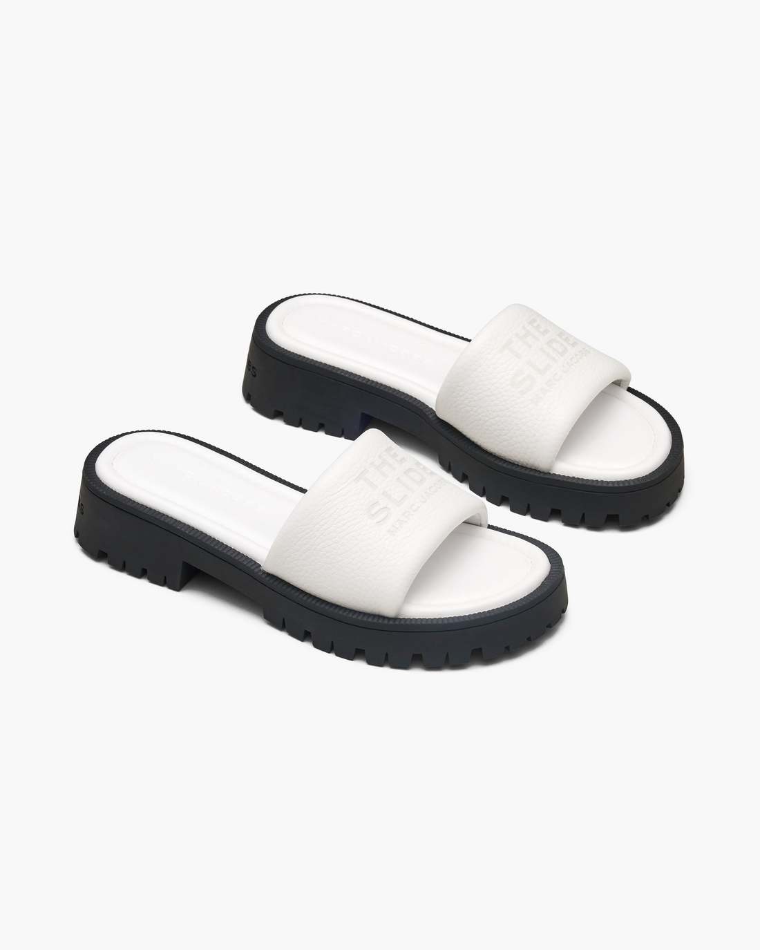 Marc Jacobs The Lug Sole Slide Bright White SHOES