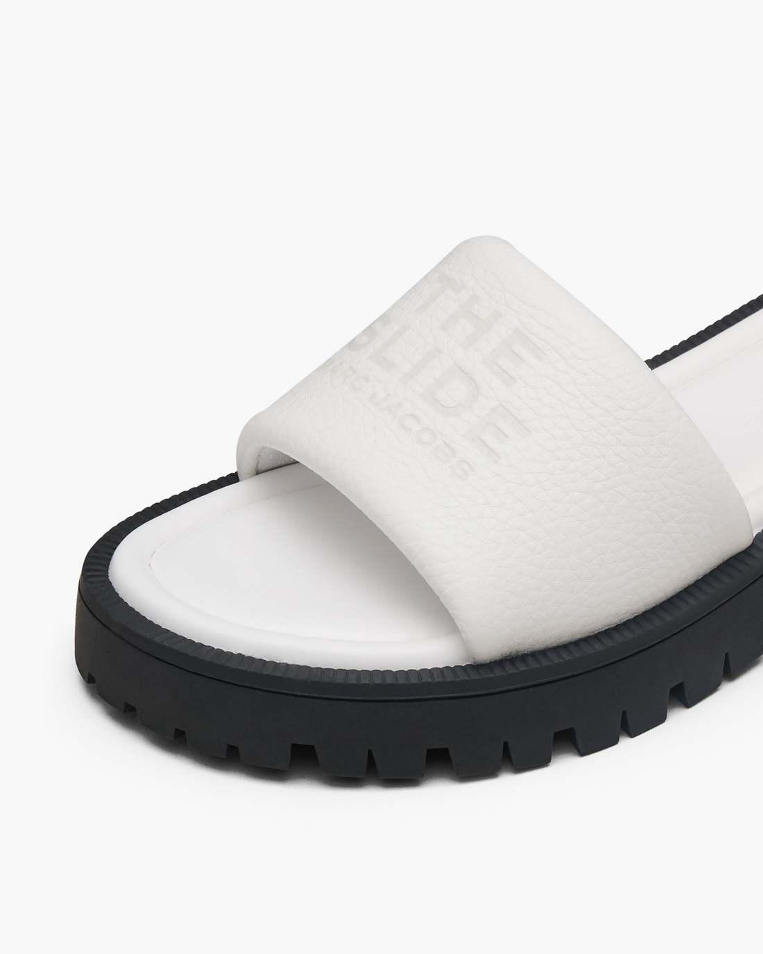Marc Jacobs The Lug Sole Slide Bright White SHOES
