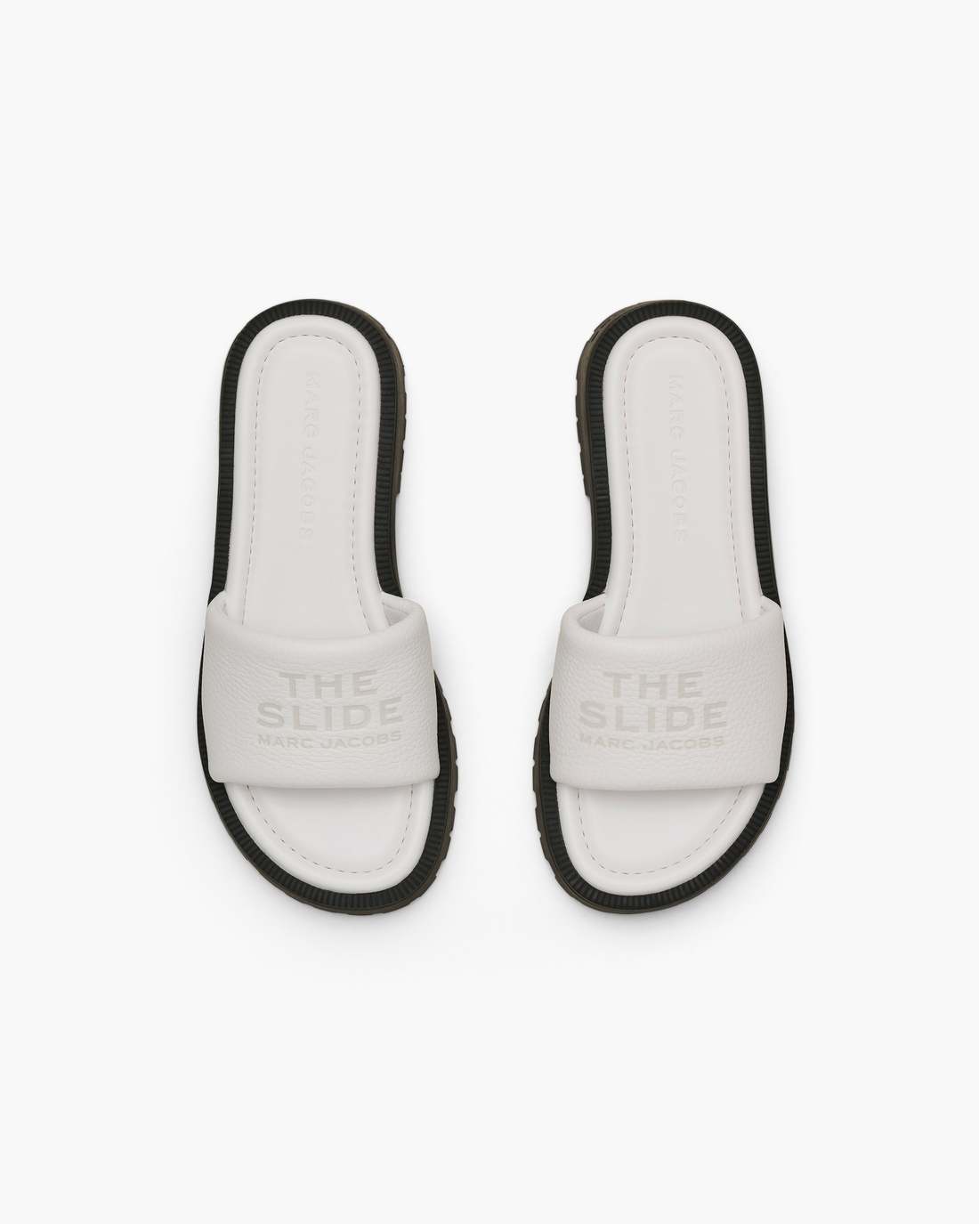 Marc Jacobs The Lug Sole Slide Bright White SHOES