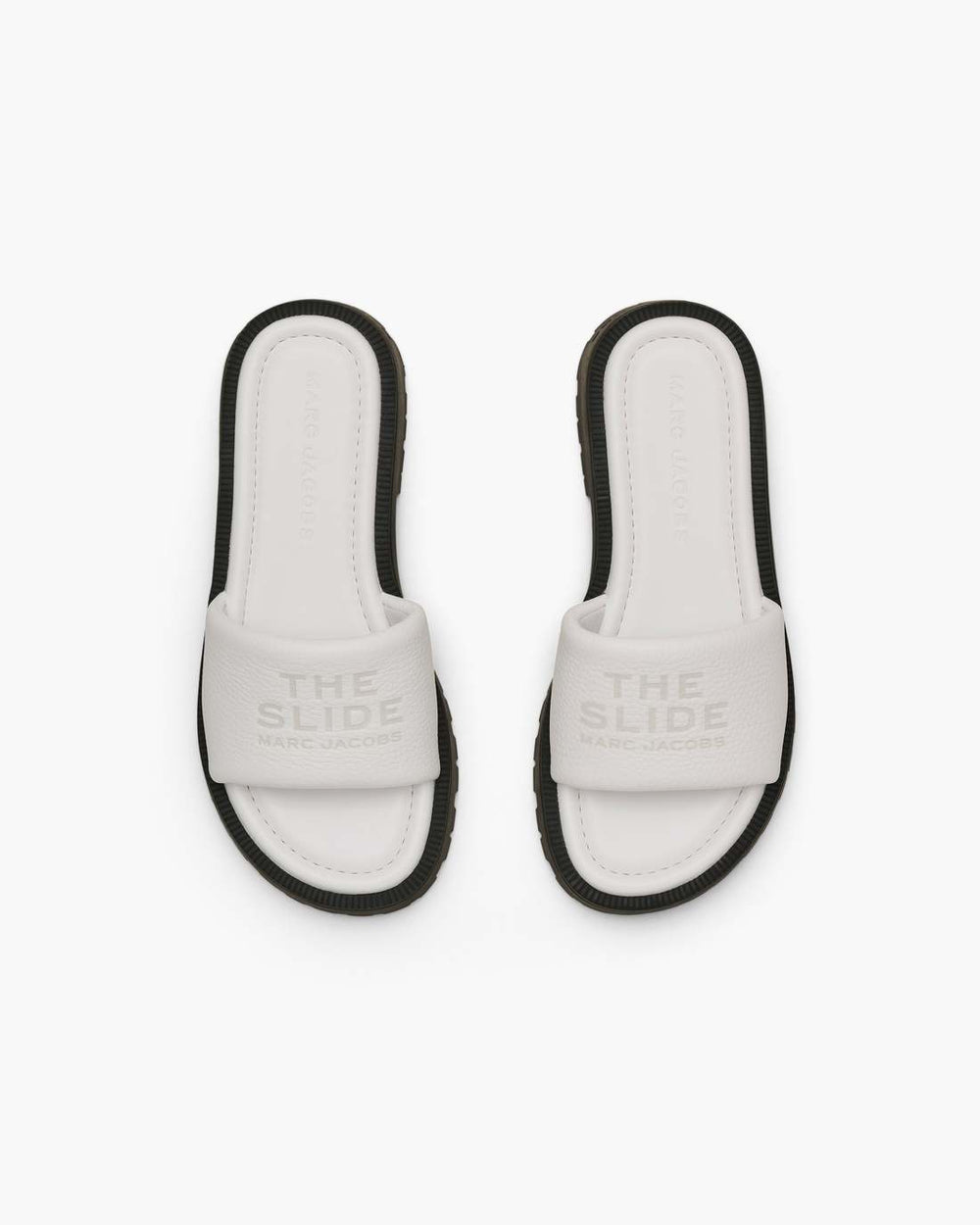Marc Jacobs The Lug Sole Slide Bright White SHOES