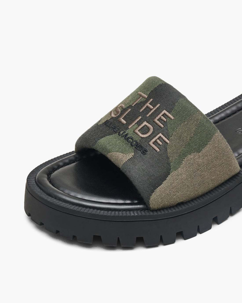 Marc Jacobs The Camo Jacquard Lug Sole Slide Camo Multi SHOES