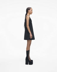 Marc Jacobs The Rhinestone Kiki Knee-High Boot Black/Black SHOES