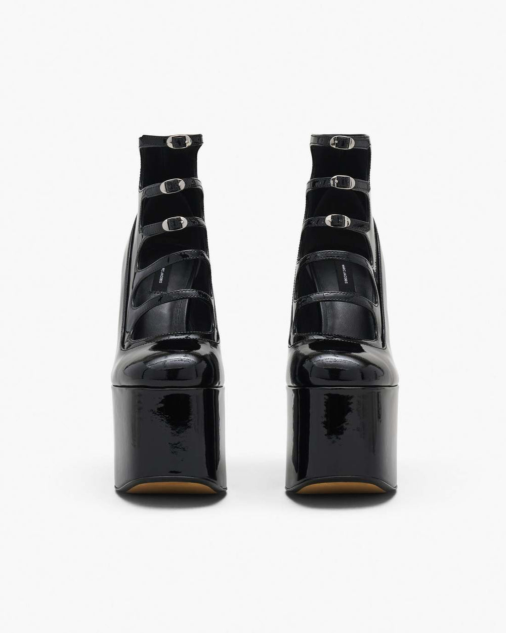 Marc Jacobs The Patent Leather Kiki Ankle Boot Black SHOES