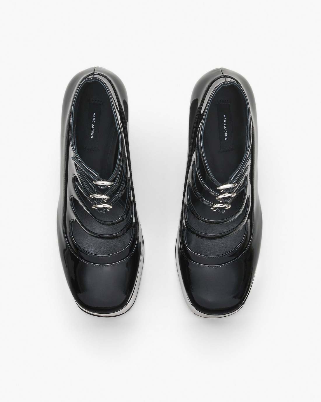 Marc Jacobs The Patent Leather Kiki Ankle Boot Black SHOES