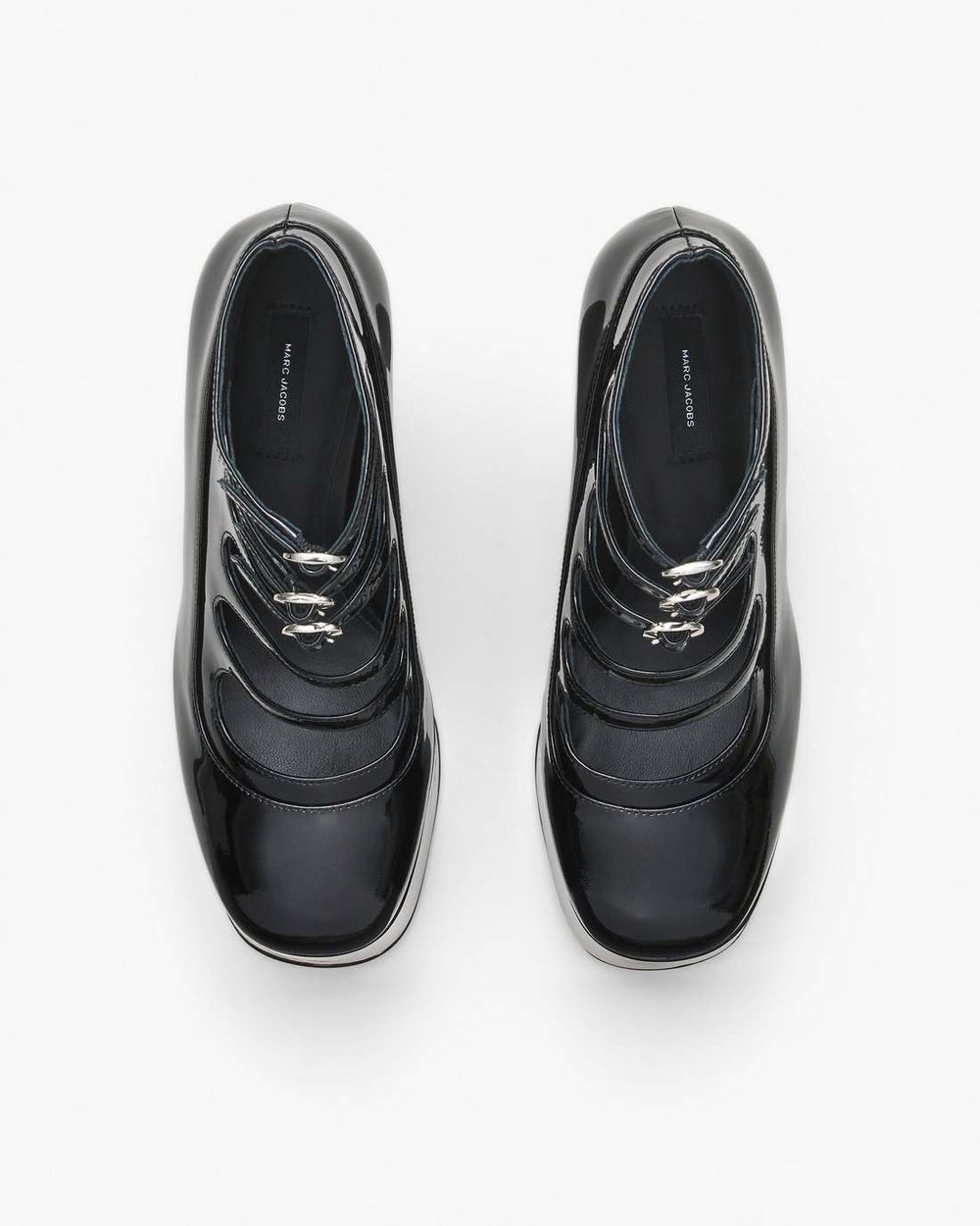 Marc Jacobs The Patent Leather Kiki Ankle Boot Black SHOES
