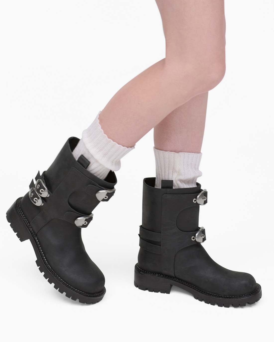 Marc Jacobs The Kiki Moto  Boot Black SHOES|NEW ARRIVALS