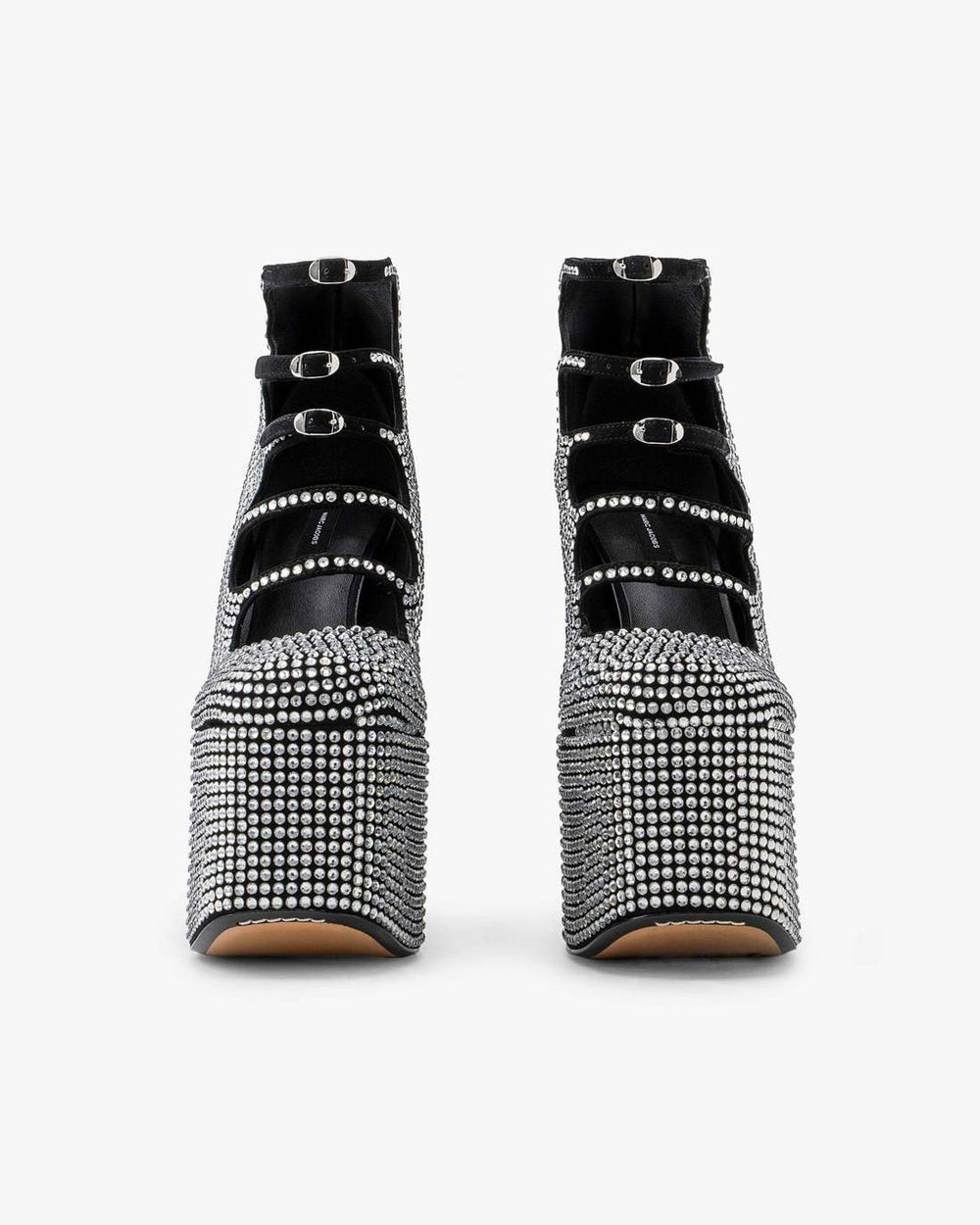 Marc Jacobs The Rhinestone Kiki Ankle Boot Black/Crystal SHOES