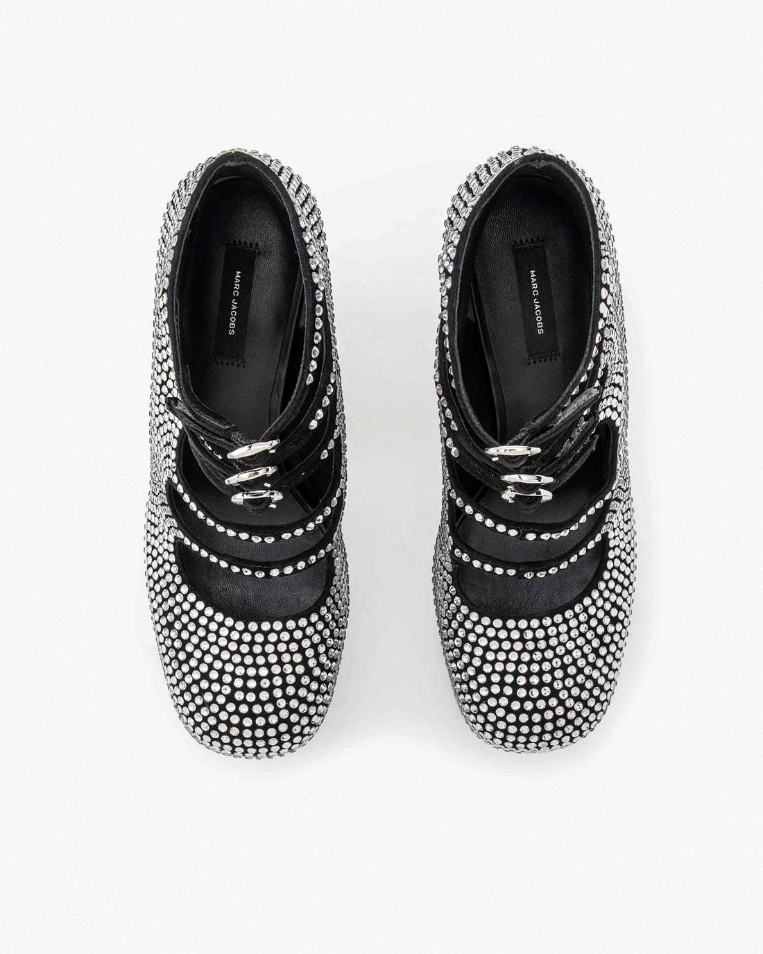 Marc Jacobs The Rhinestone Kiki Ankle Boot Black/Crystal SHOES