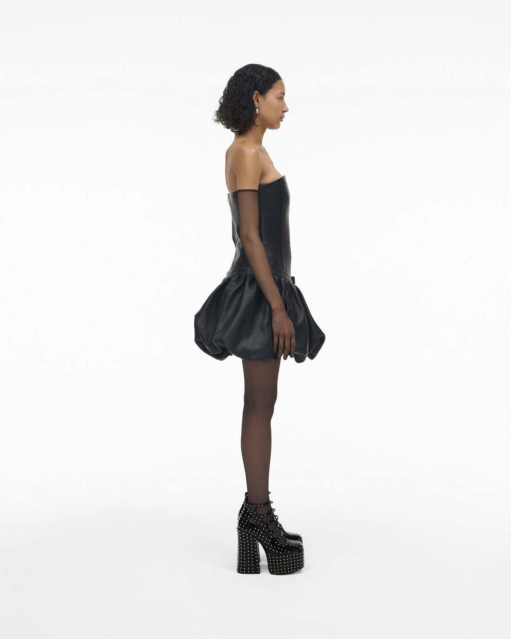 Marc Jacobs The Glam Studs Kiki Ankle Boot Black SHOES