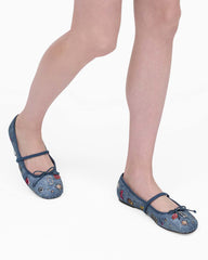 Marc Jacobs The Trinket Charm Sabrina Ballerina Medium Wash Multi SHOES|NEW ARRIVALS