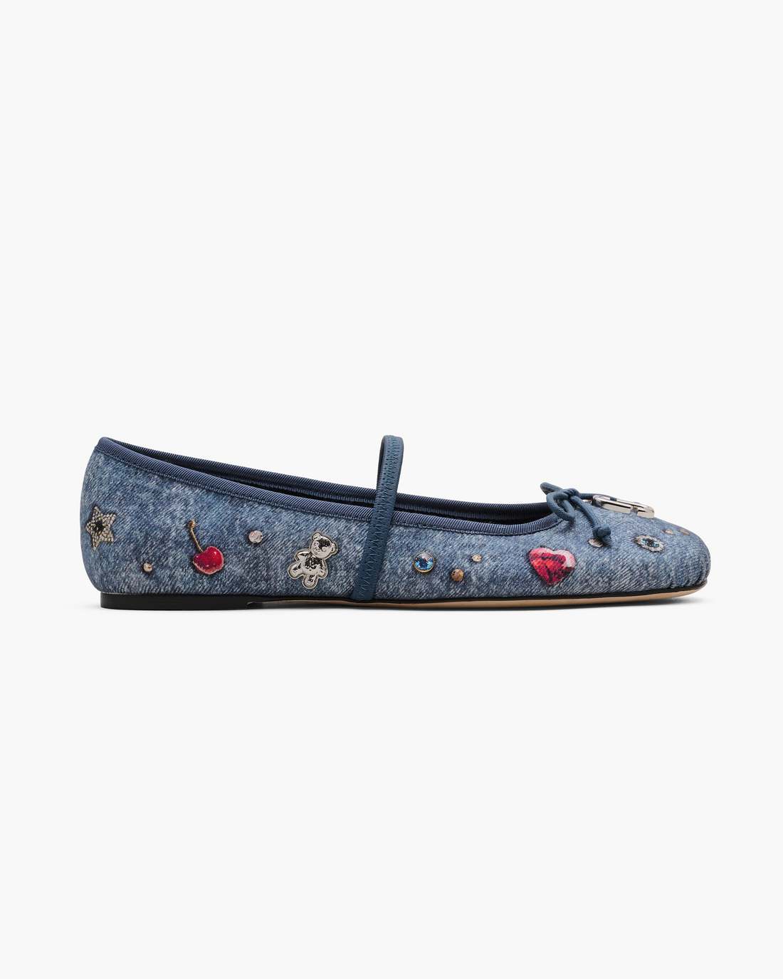 Marc Jacobs The Trinket Charm Sabrina Ballerina Medium Wash Multi SHOES|NEW ARRIVALS