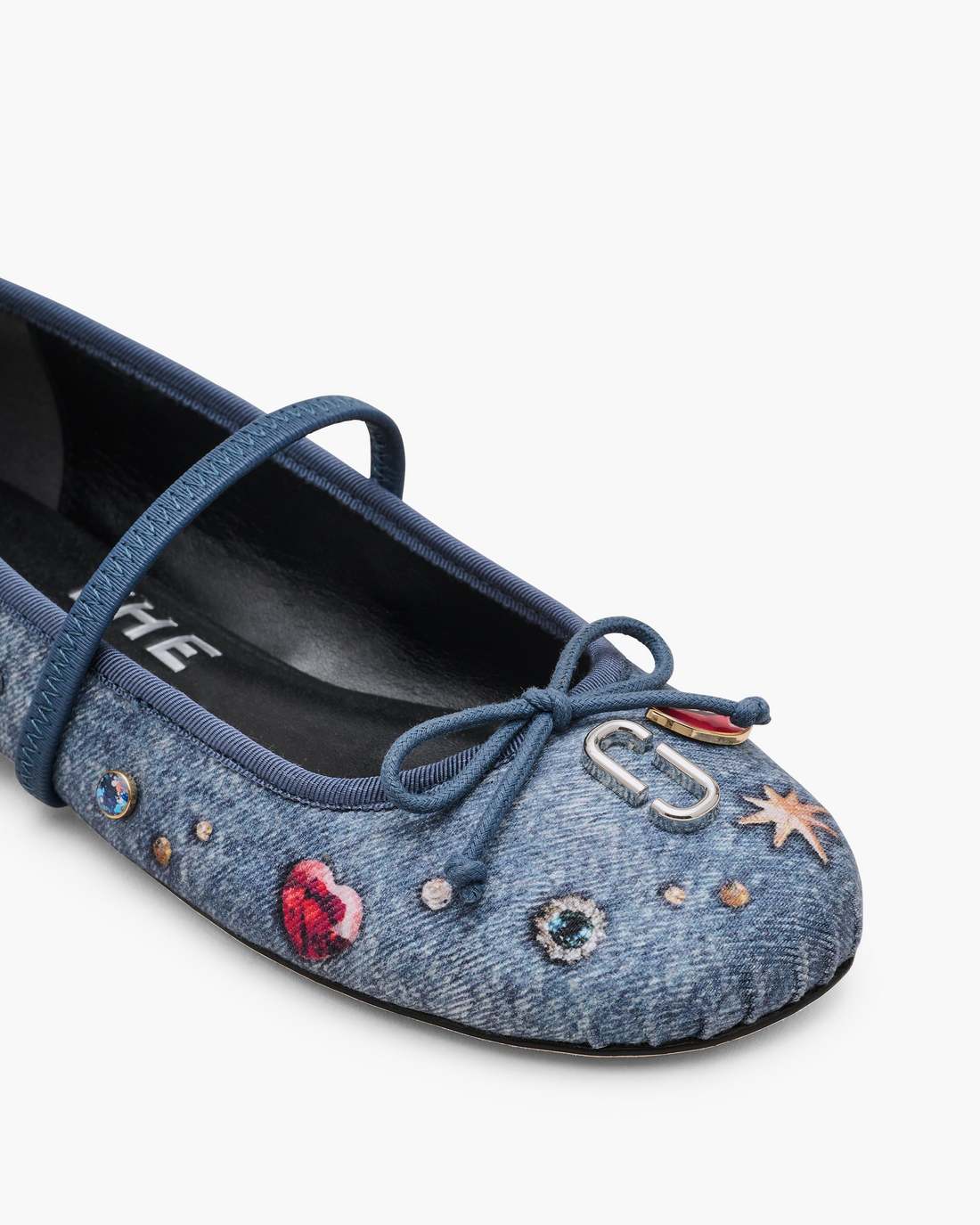 Marc Jacobs The Trinket Charm Sabrina Ballerina Medium Wash Multi SHOES|NEW ARRIVALS