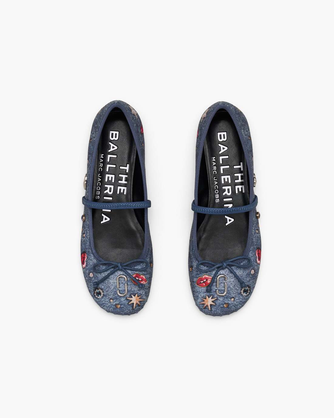 Marc Jacobs The Trinket Charm Sabrina Ballerina Medium Wash Multi SHOES|NEW ARRIVALS