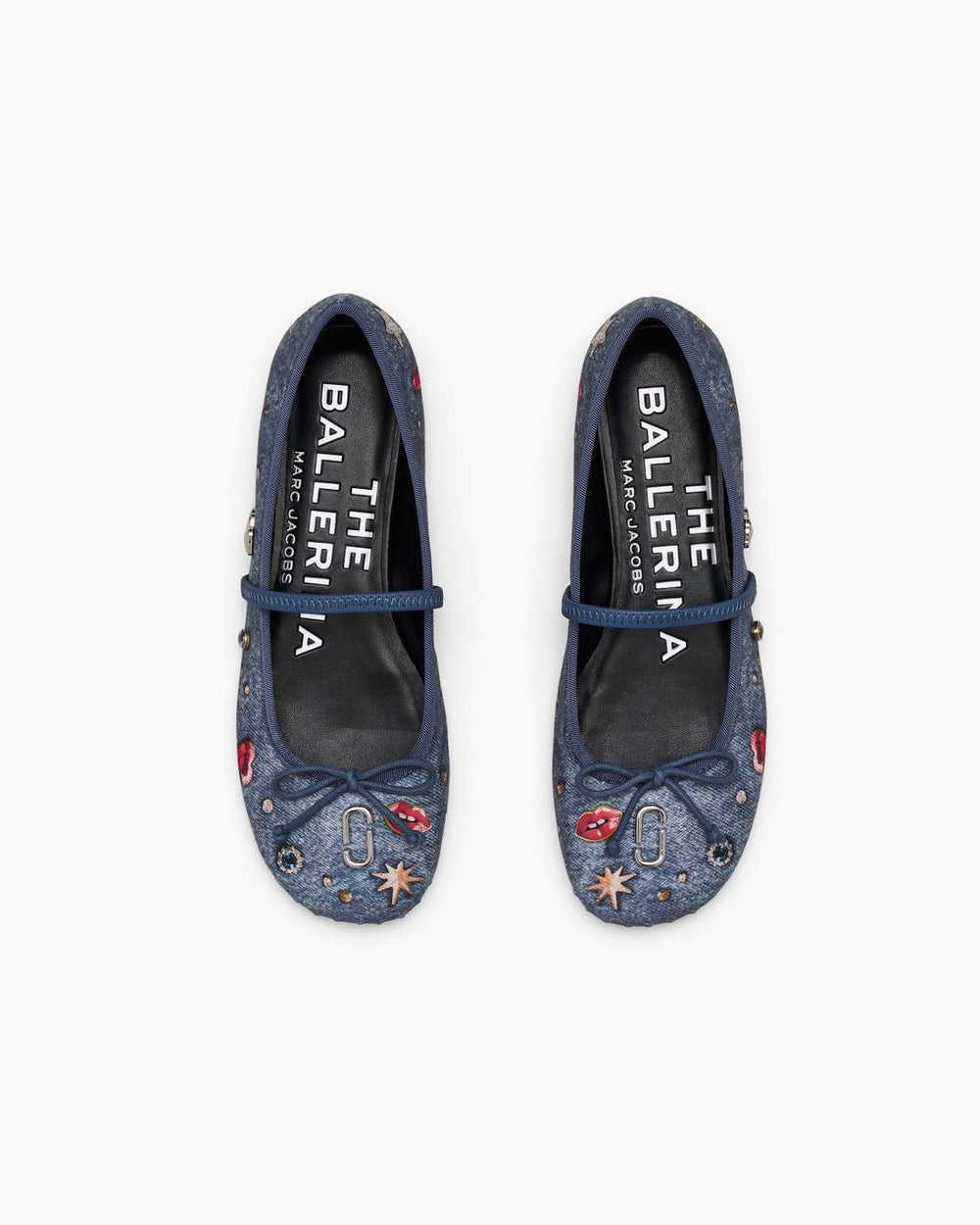 Marc Jacobs The Trinket Charm Sabrina Ballerina Medium Wash Multi SHOES|NEW ARRIVALS