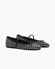 Marc Jacobs The Studded Sabrina Ballerina Black Multi SHOES