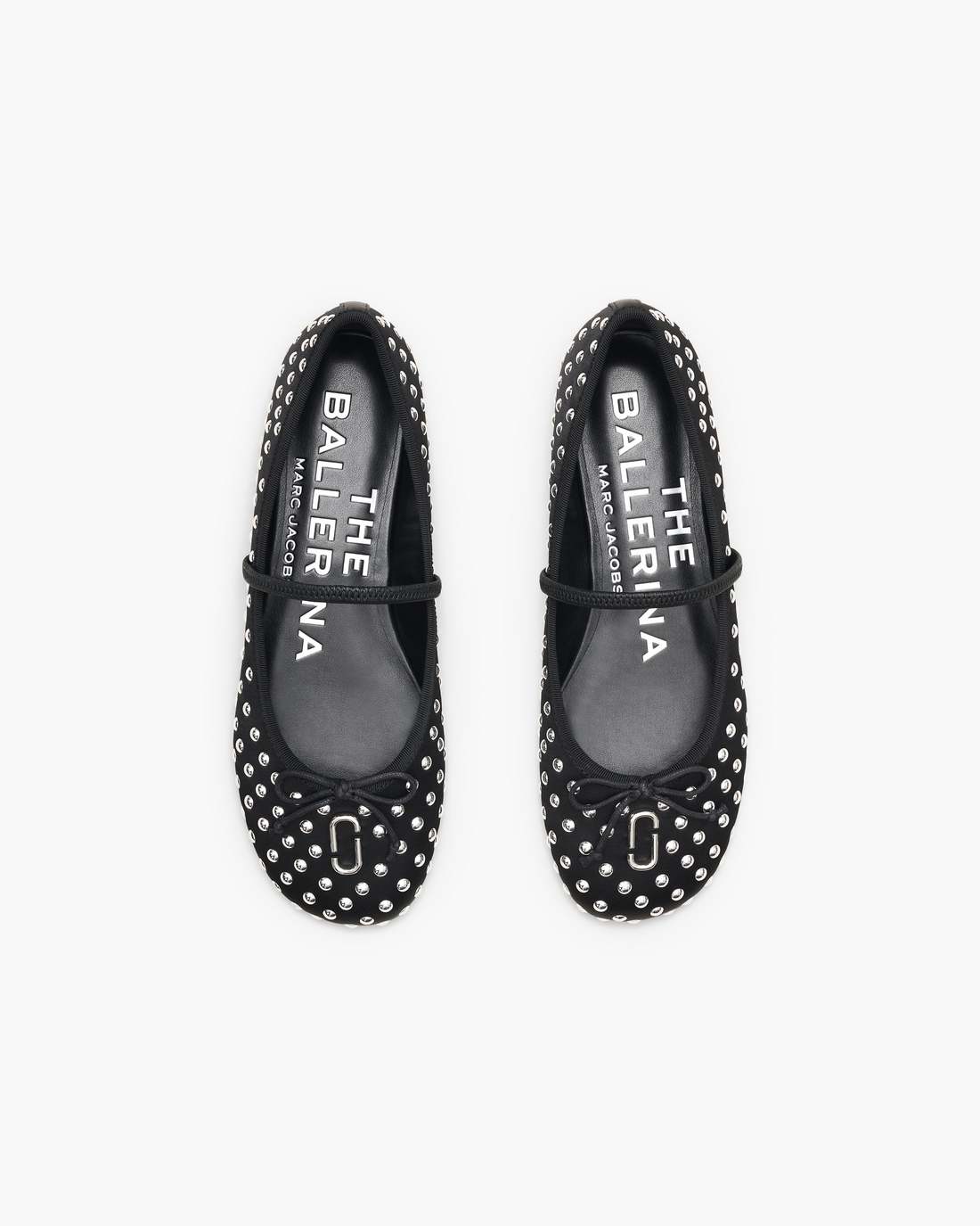 Marc Jacobs The Studded Sabrina Ballerina Black Multi SHOES