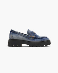 Marc Jacobs The Faded Denim Frankie Loafer Faded Vintage Indigo SHOES|NEW ARRIVALS