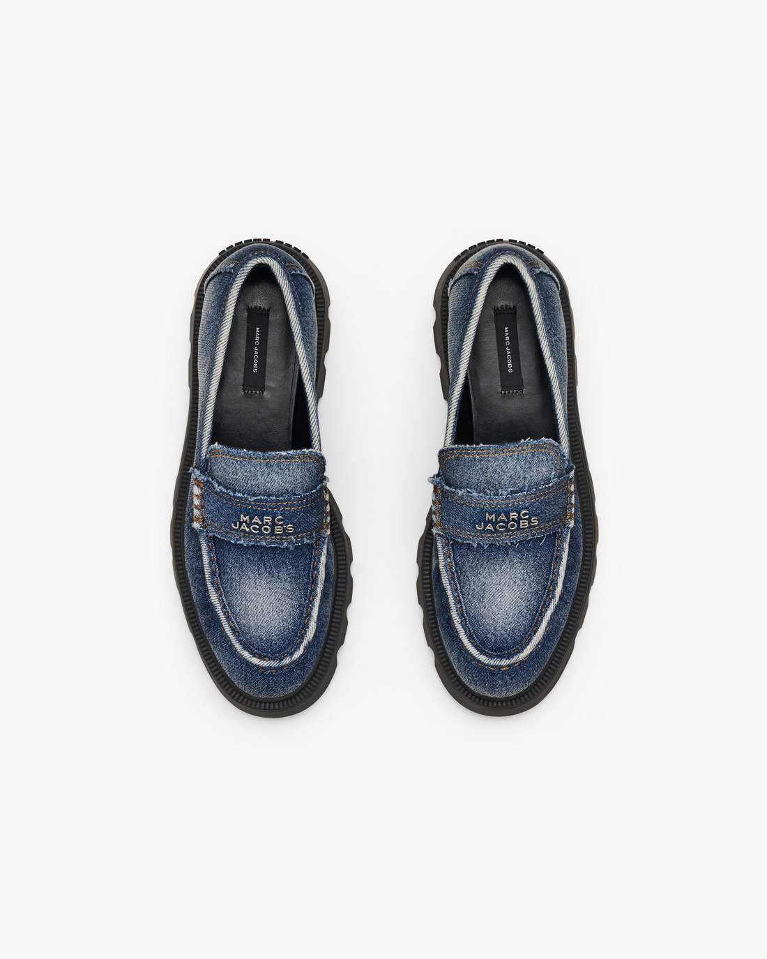 Marc Jacobs The Faded Denim Frankie Loafer Faded Vintage Indigo SHOES|NEW ARRIVALS
