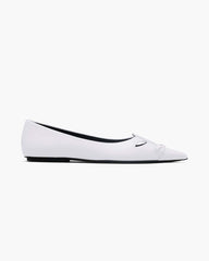 Marc Jacobs The Kat Ballerina Bright White SHOES