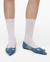 Marc Jacobs The Denim Kat Ballerina Vintage Indigo SHOES