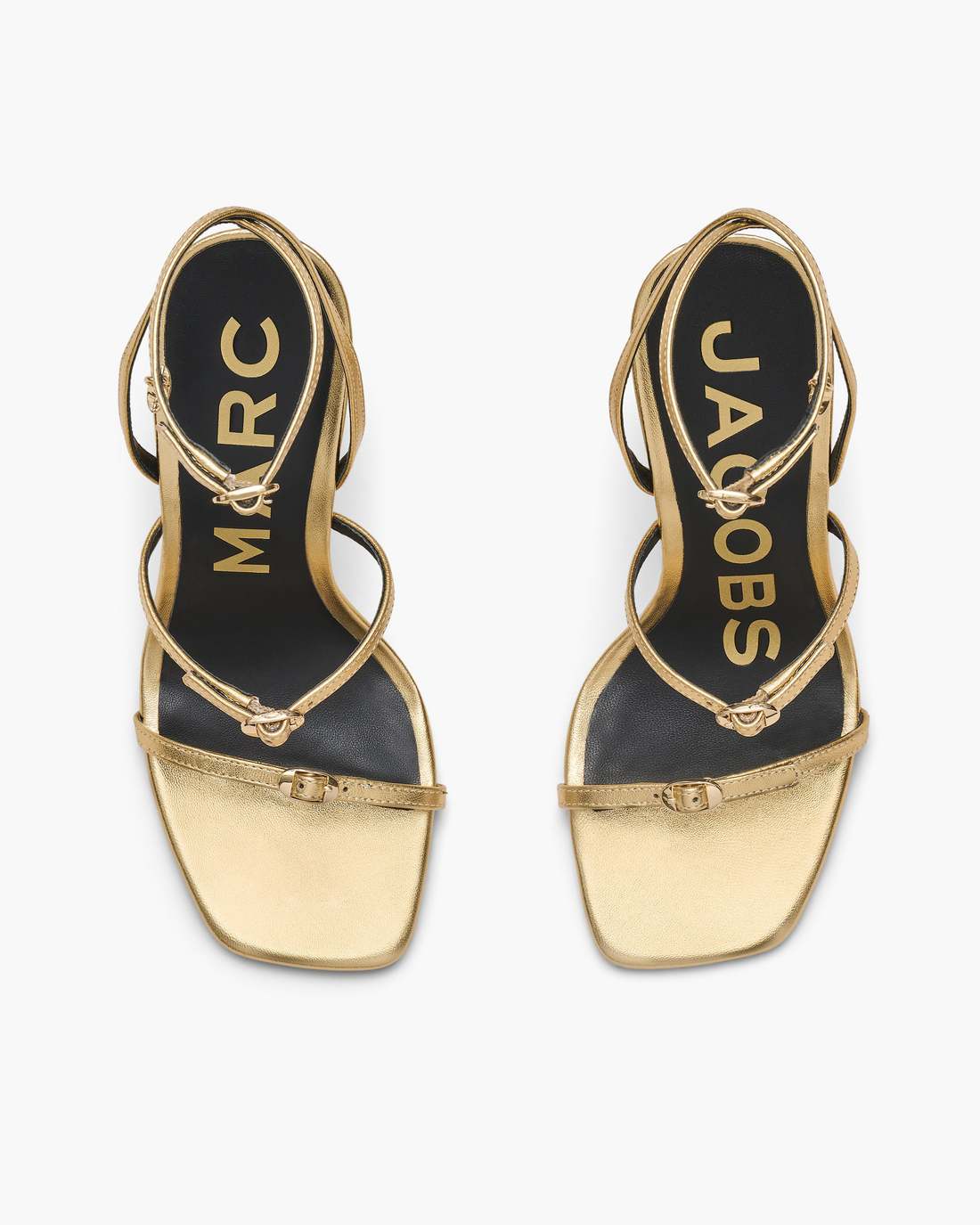 Marc Jacobs The Metallic Leather Daisy Heel Gold SHOES