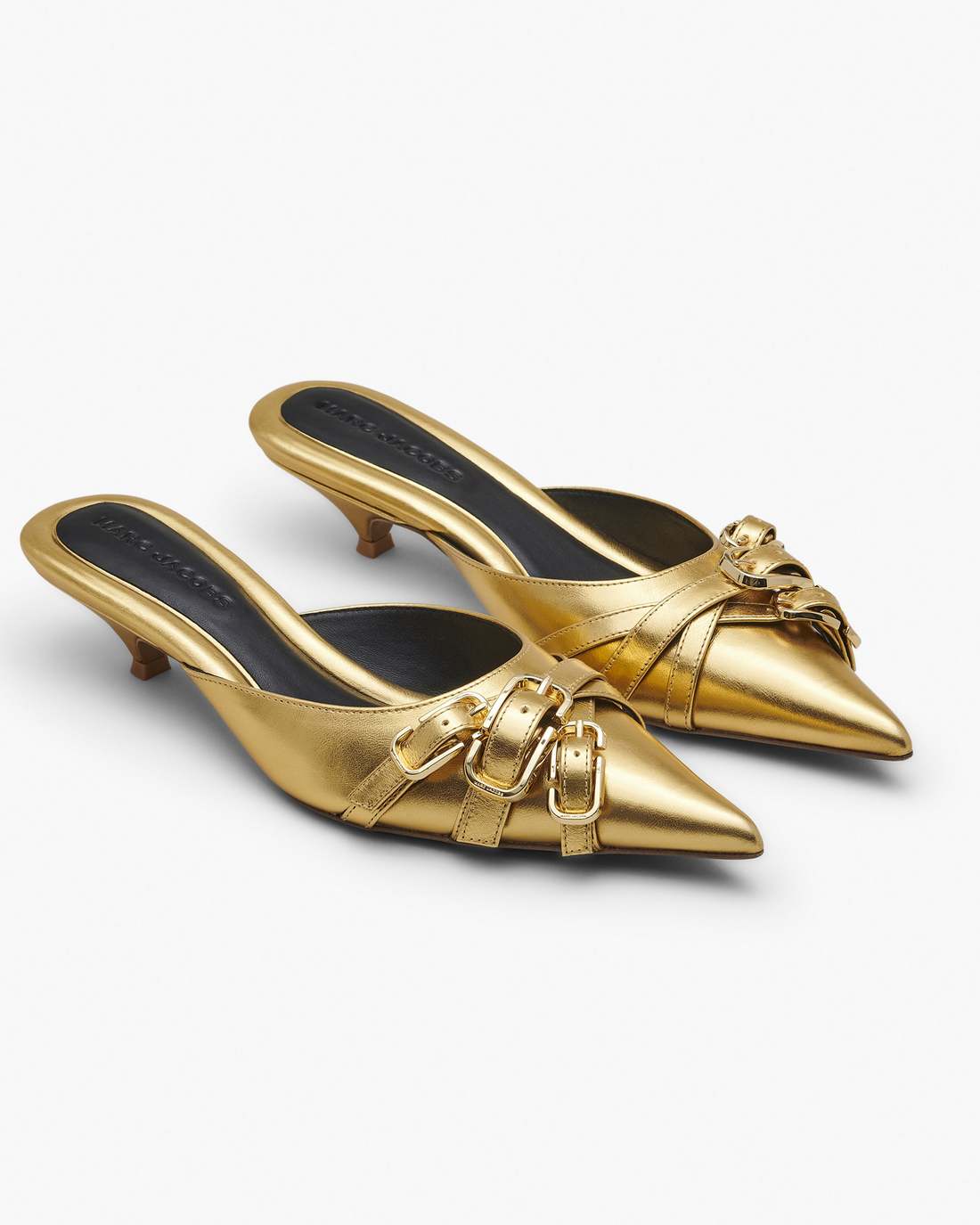 Marc Jacobs The Emma Kitten Heel Shiny Gold SHOES