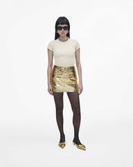 Marc Jacobs The Emma Kitten Heel Shiny Gold SHOES