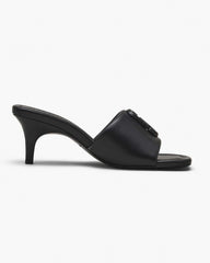Marc Jacobs The Leather J Marc Heeled Sandal Black SHOES