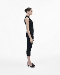 Marc Jacobs The Leather J Marc Heeled Sandal Black SHOES