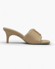 Marc Jacobs The Leather J Marc Heeled Sandal Camel SHOES