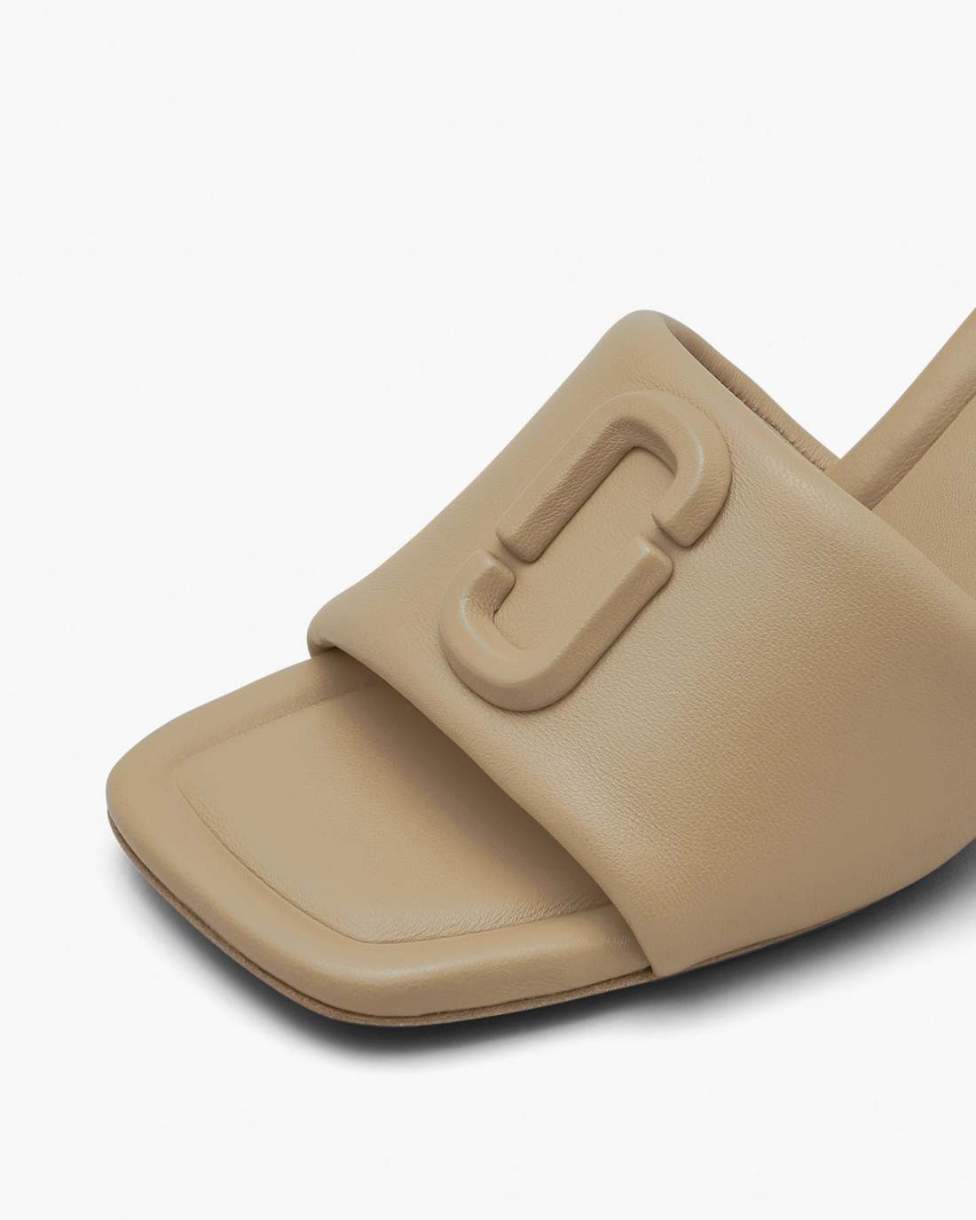 Marc Jacobs The Leather J Marc Heeled Sandal Camel SHOES