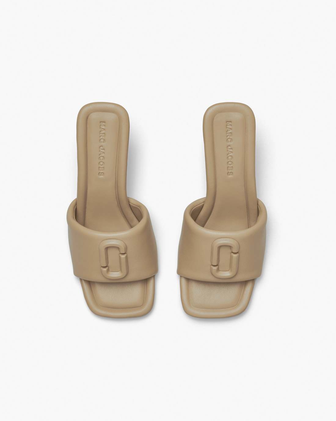 Marc Jacobs The Leather J Marc Heeled Sandal Camel SHOES